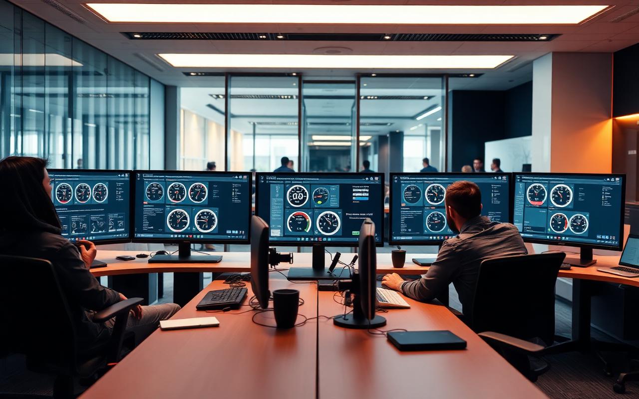 Data Driven engineers collaborating at the Dubai headquarters