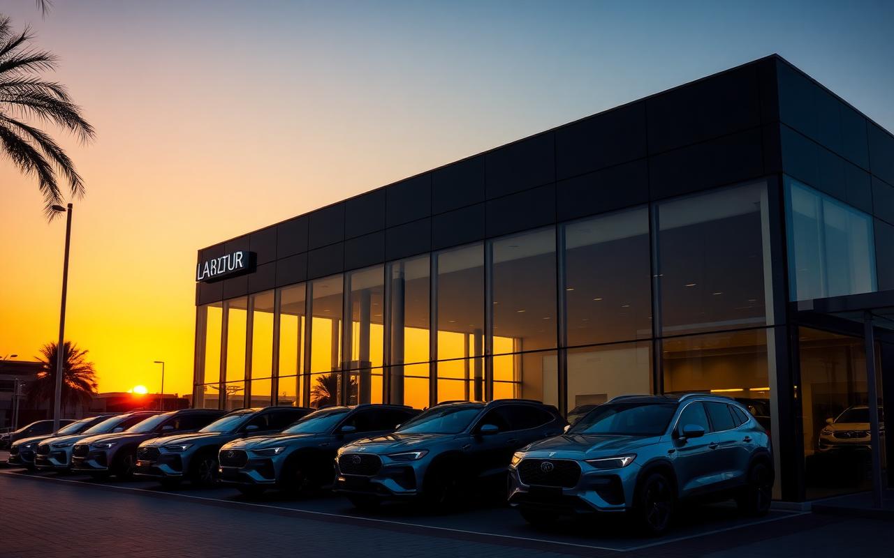Premier Motors Dubai showroom