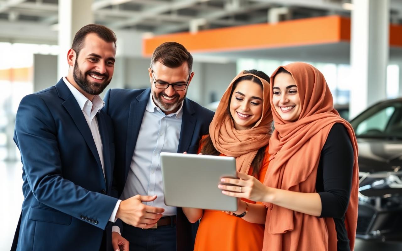 Dealership team using Data Driven